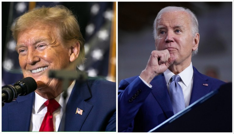 Former President Donald Trump leads President Joe Biden in the crucial swing states of Michigan and Georgia with younger voters. 