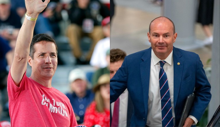 Bernie Moreno and Sen. Mike Lee (R-UT).