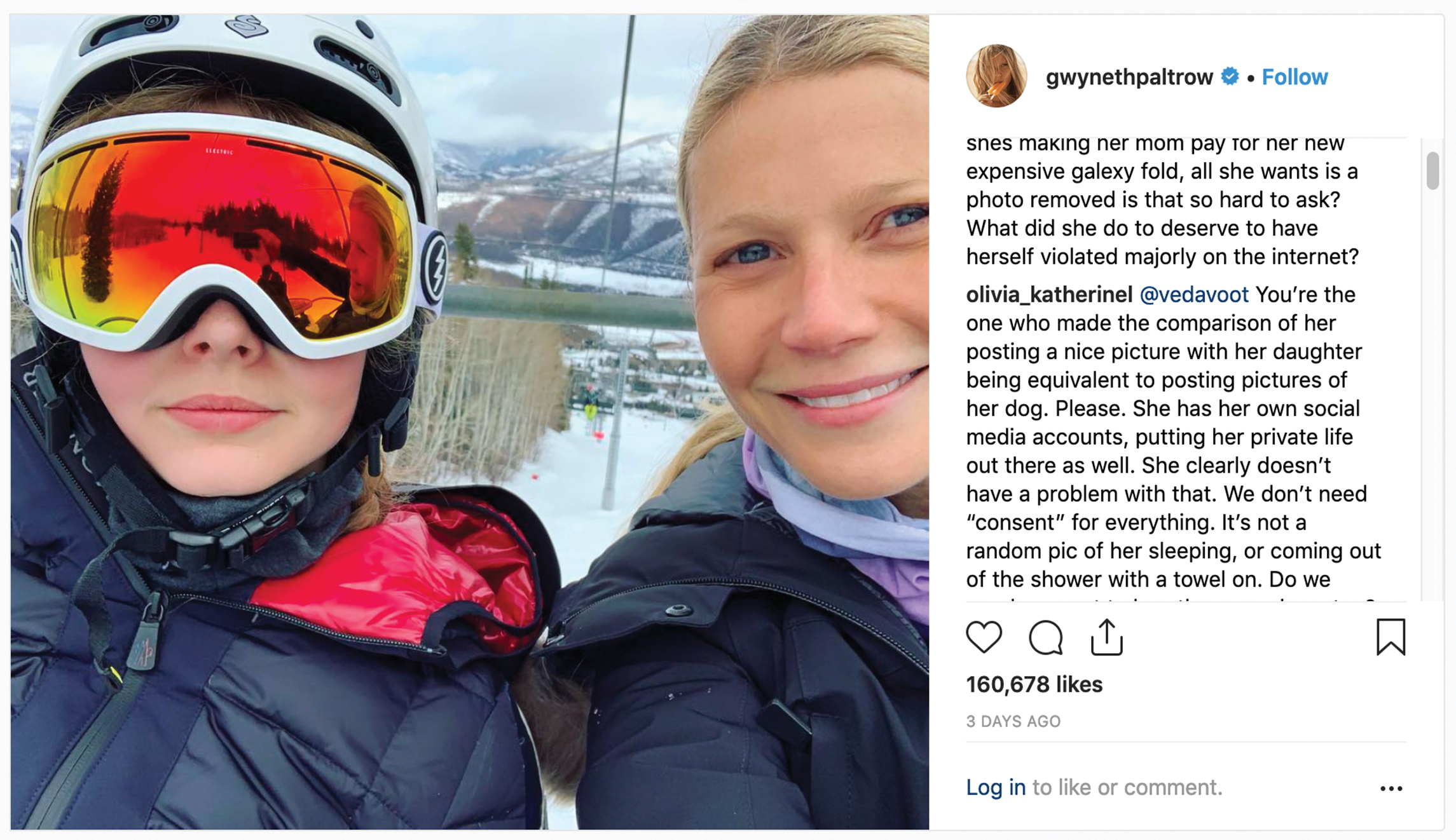 But first, let Mom take a selfie