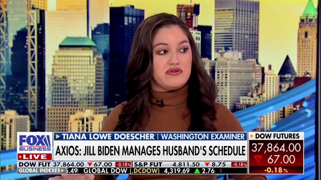 Tiana Lowe Doescher predicts Biden has a 33% chance of dying in second term of office