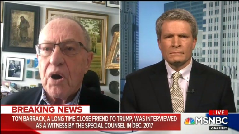 Alan Dershowitz and ex-Bush ethics lawyer clash over Robert Mueller’s reputation