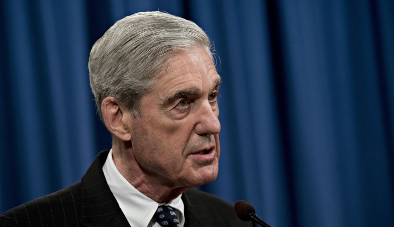 Mueller inadvertently confirms William Barr didn’t misrepresent his report Robert Mueller, special counsel for the U.S. Department of Justice, speaks at the Department of Justice (DOJ) in Washington, D.C., U.S., on Wednesday, May 29, 2019.