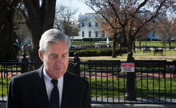 Robert Mueller goes to church next to White House while Trump is absent in Florida