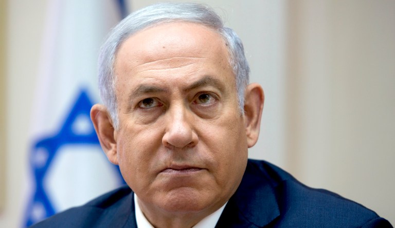 FILE - In this Sunday, July 29, 2018 file photo, Israeli Prime Minister Benjamin Netanyahu attends the weekly cabinet meeting at the Prime Minister's office in Jerusalem. Israelâs recent detentions of Jewish-American critics entering the country is shining a spotlight on a growing gulf between the countryâs hard-line government and the predominantly liberal Jewish community in the U.S.