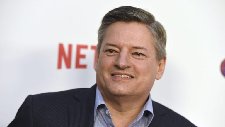 CCO of Netflix Ted Sarandos arrives at the Los Angeles premiere of Girlboss at ArcLight Hollywood on Monday, April 17, 2017.