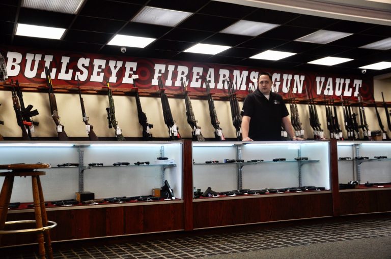 Business is booming in this small-town gun shop