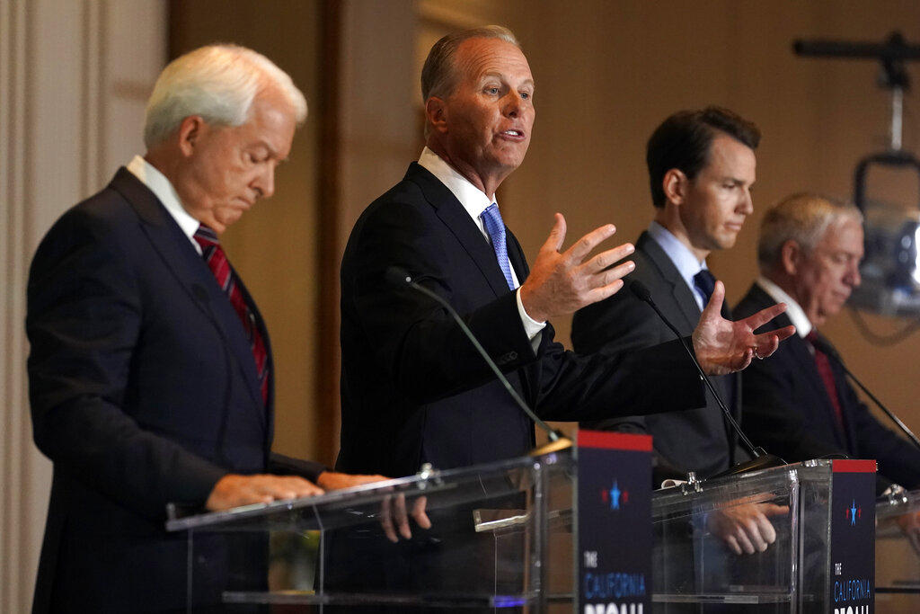 California recall candidates unite in dislike of Newsom during debate