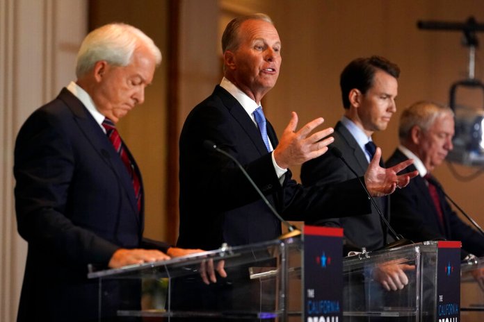 California recall candidates unite in dislike of Newsom during debate