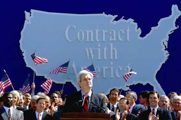 Newt Gingrich huddles with House Republicans: Time for new ‘Contract with America’