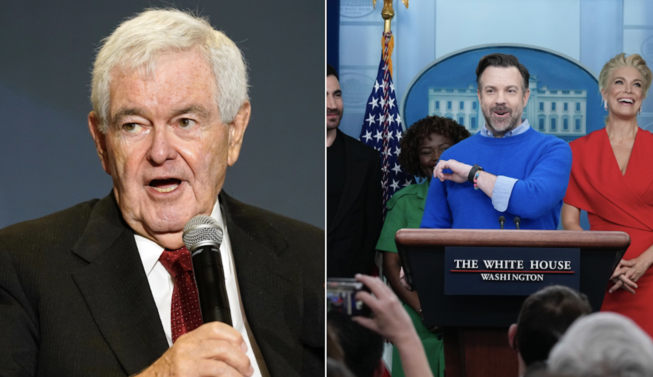 WATCH: Gingrich slams Ted Lasso cast appearance as proof of Biden’s ‘absolute shallow’ leadership