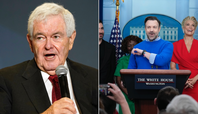 WATCH: Gingrich slams Ted Lasso cast appearance as proof of Biden’s ‘absolute shallow’ leadership