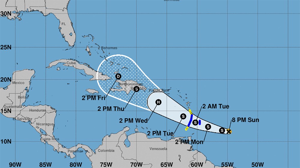 Puerto Rico faces hurricane threat from Dorian