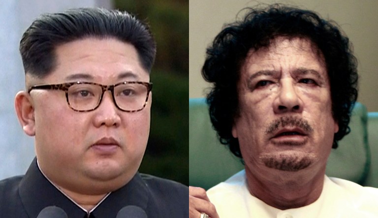 Kim Jong Un Gadhafi.