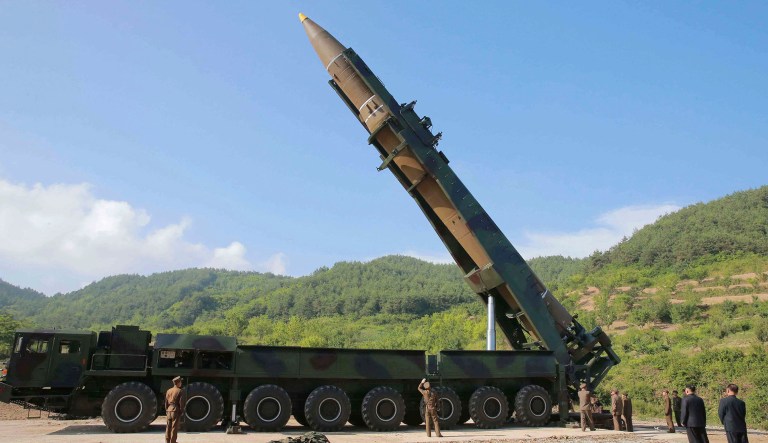 FILE - In this July 4, 2017, file photo distributed by the North Korean government, North Korean leader Kim Jong Un, second from right, inspects the preparation of the launch of a Hwasong-14 intercontinental ballistic missile (ICBM) in North Korea's northwest. In recent weeks itâs become clear that Donald Trump wants to meet with Kim Jong Un again, and the North Korean leader has told the White House heâd like more face-to-face talks with the American president.