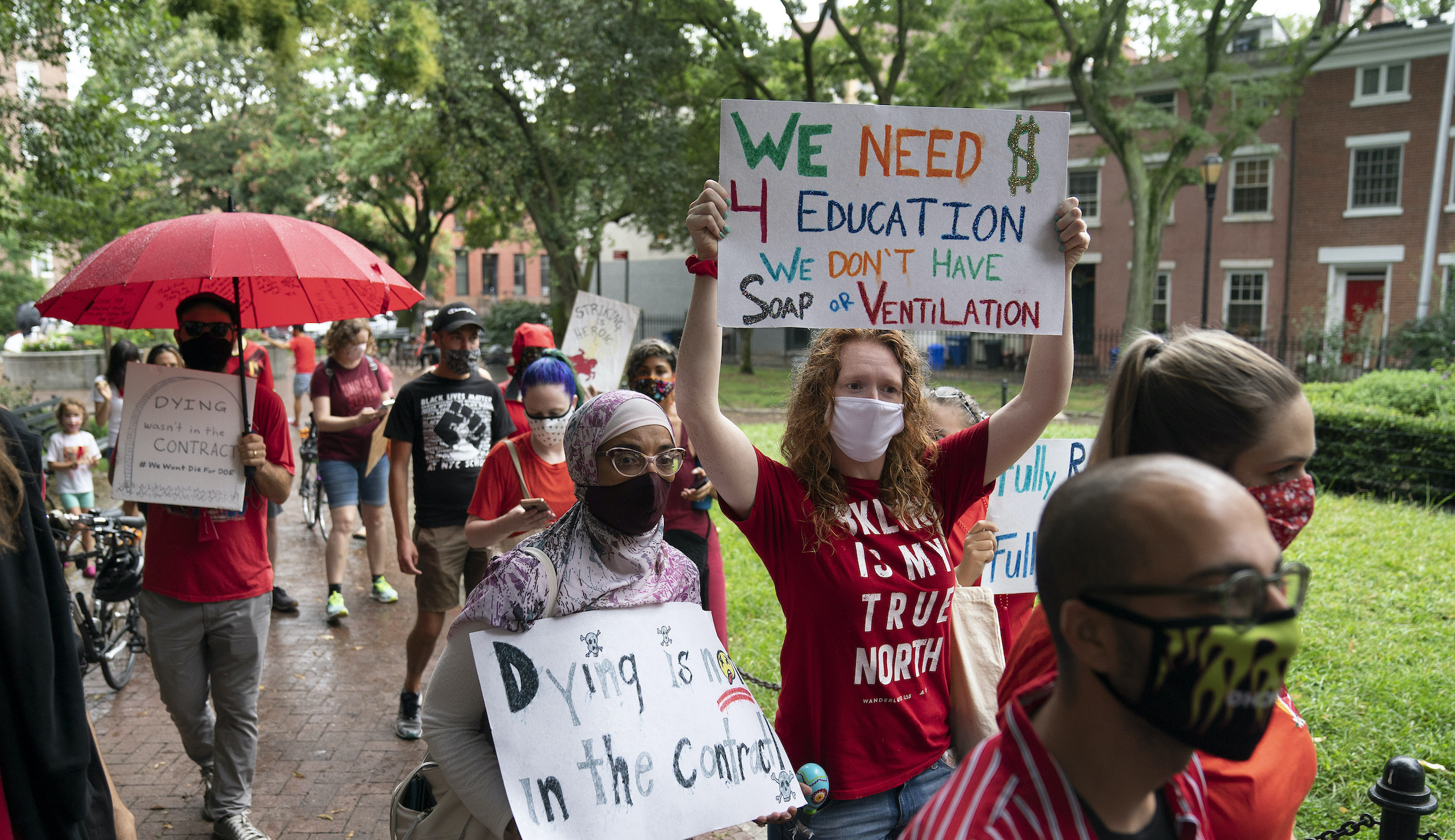 Teachers unions at war with districts over plans to return amid vaccination drive