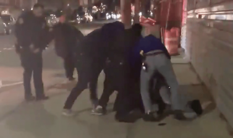 ‘Help me!’: Police violently arrest black man allegedly smoking marijuana
