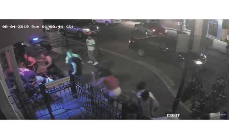 VIDEO: Released surveillance footage shows officers ending Dayton massacre