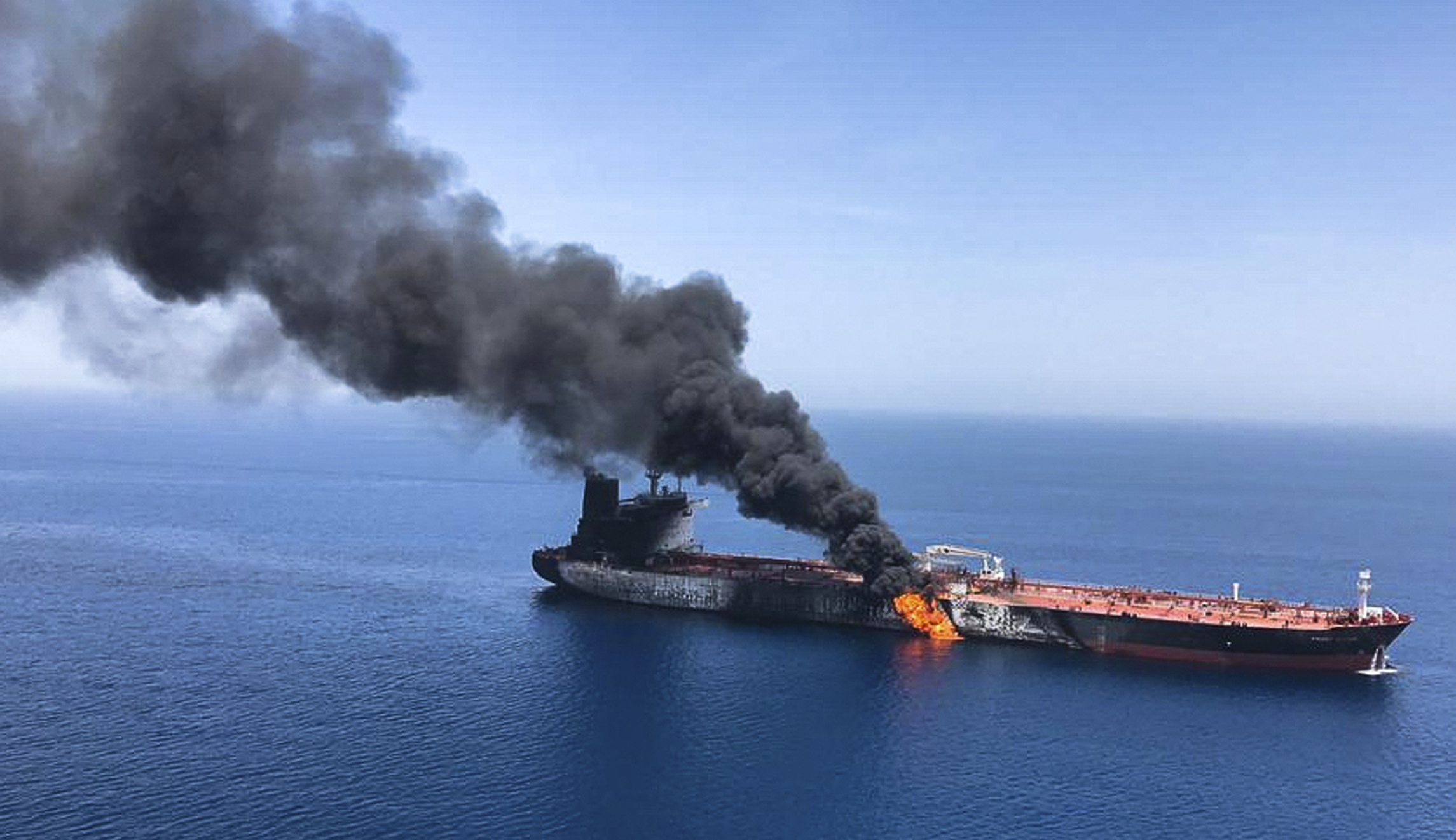 Pair of oil tankers attacked in Gulf of Oman