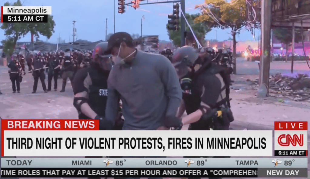 Trump campaign: CNN crew ‘outrageously’ arrested in Minneapolis