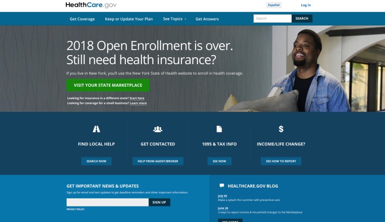 The HealthCare.gov website main page. The Trump administration is clearing the way for insurers to sell short-term health plans as a bargain alternative to pricey âObamacareâ for consumers struggling with high premiums. But the policies donât have to cover pre-existing conditions and benefits are limited. Itâs not certain if thatâs going to translate into broad consumer appeal among people who need an individual policy.