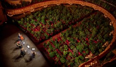 Opera house performs first concert since coronavirus lockdown to thousands of plants