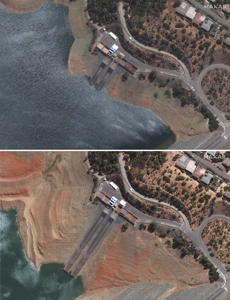 California Drought Power Plant