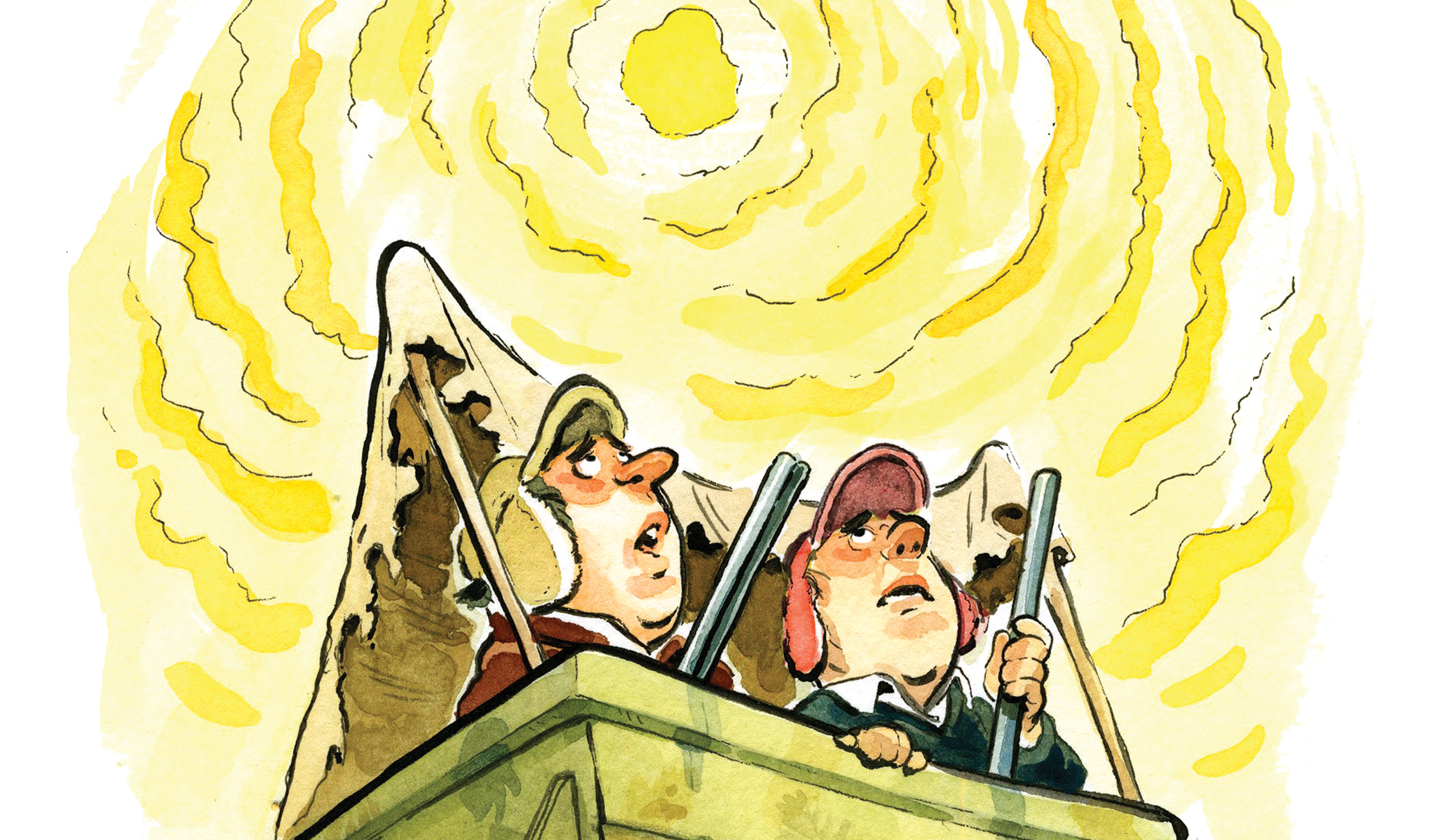 Fair weather, fowl hunting