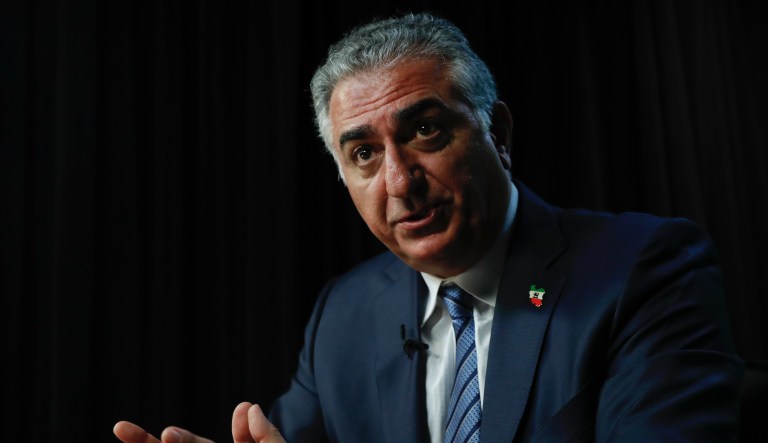 Iran's long exiled Crown Prince Reza Pahlavi speaks during an interview at the Associated Press bureau in Washington, Thursday, April 6, 2017. Pahlavi is hoping for a peaceful revolution in his homeland in the age of Donald Trump. But whether Pahlavi could translate nostalgia for the Iranâs monarchy and its pre-Islamic Republic past remains unseen.