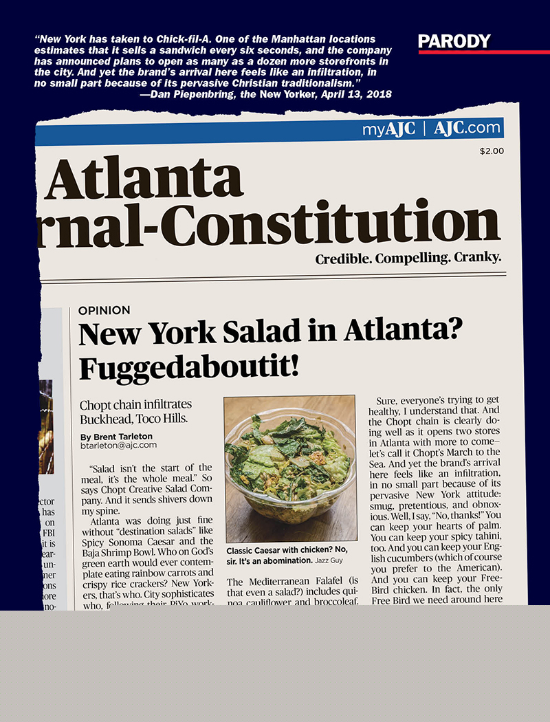 Destination Salads Infiltrate the South