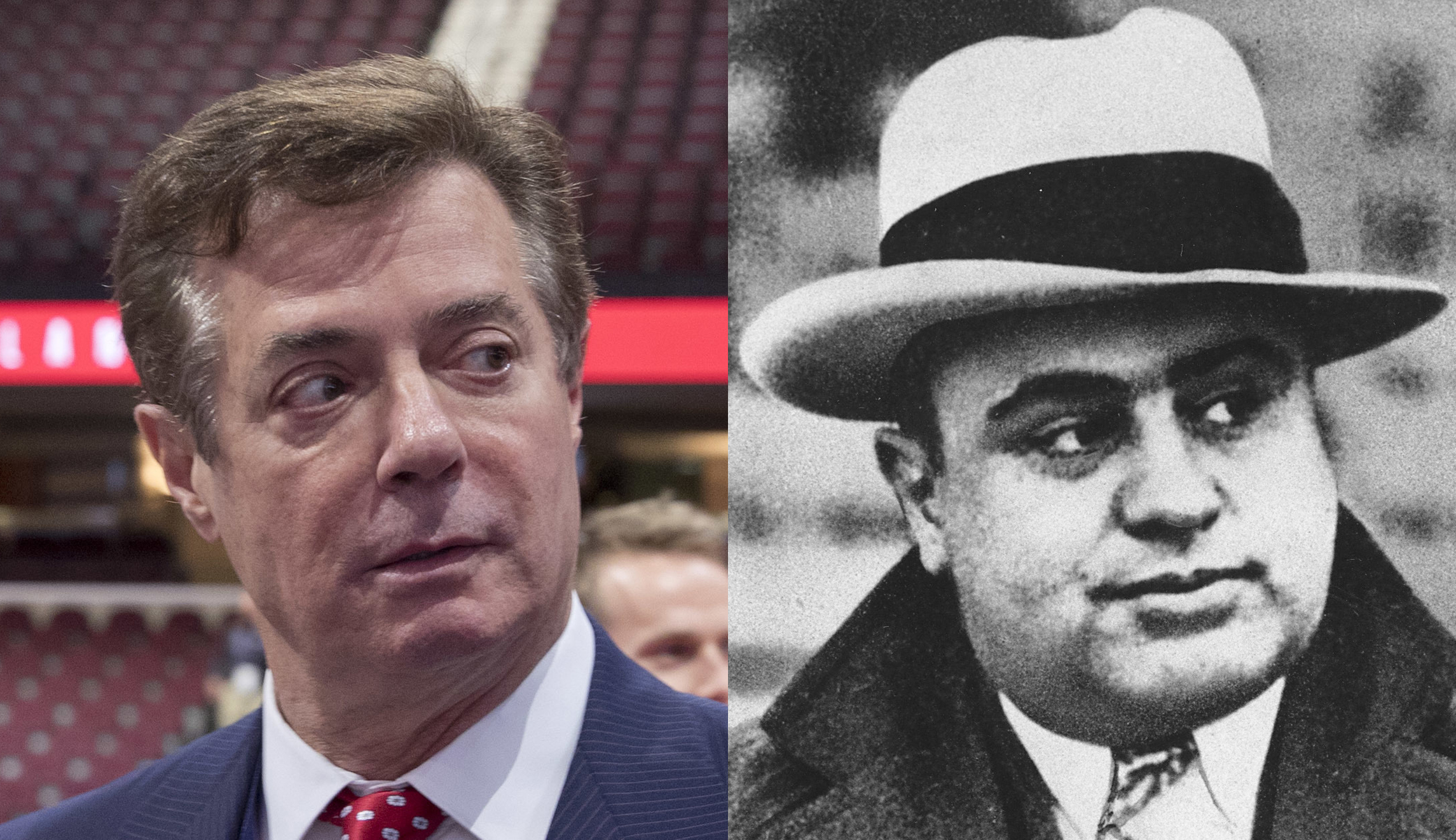 Trump suggests Paul Manafort being treated worse than Al Capone
