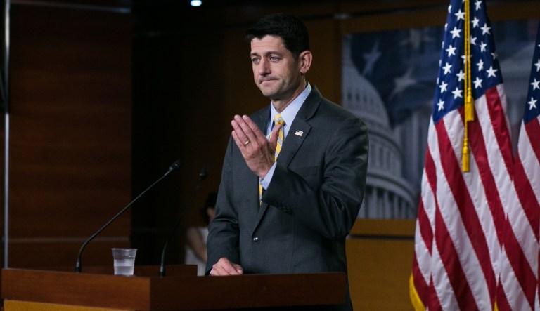 House Speaker Paul Ryan, R-Wis., speaks about Immigration laws.