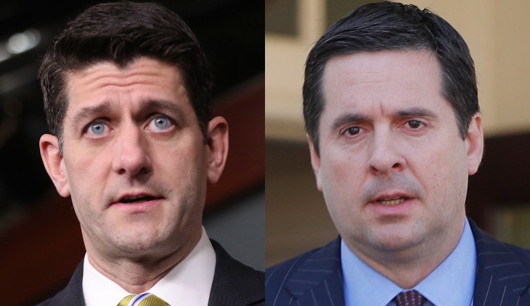 Paul Ryan and Devin Nunes