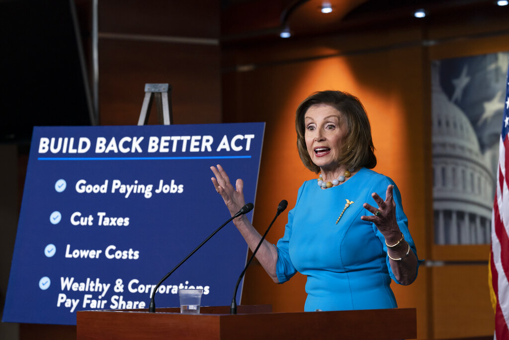 Pelosi signals Thursday vote on Biden’s Build Back Better spending bill