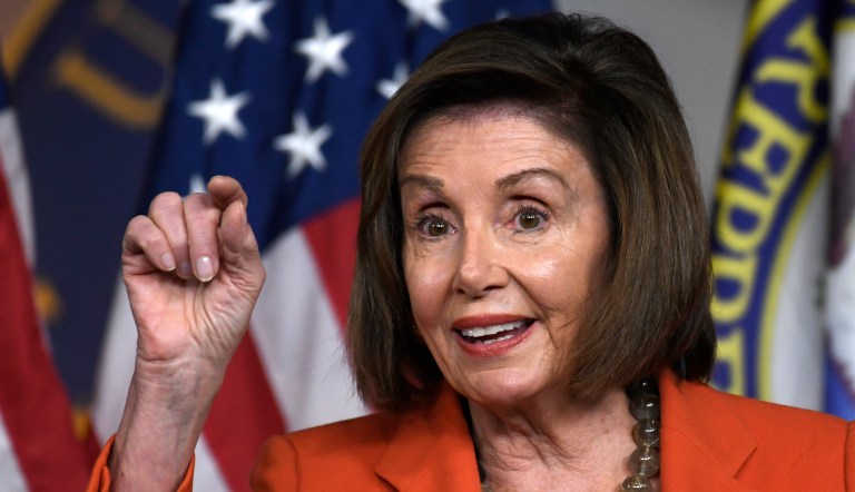 House Speaker Nancy Pelosi of Calif., speaks during a news conference on Capitol Hill in Washington, Thursday, Oct. 31, 2019.