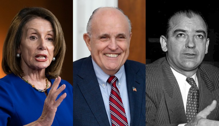 Pelosi, Giuliani, McCarthy