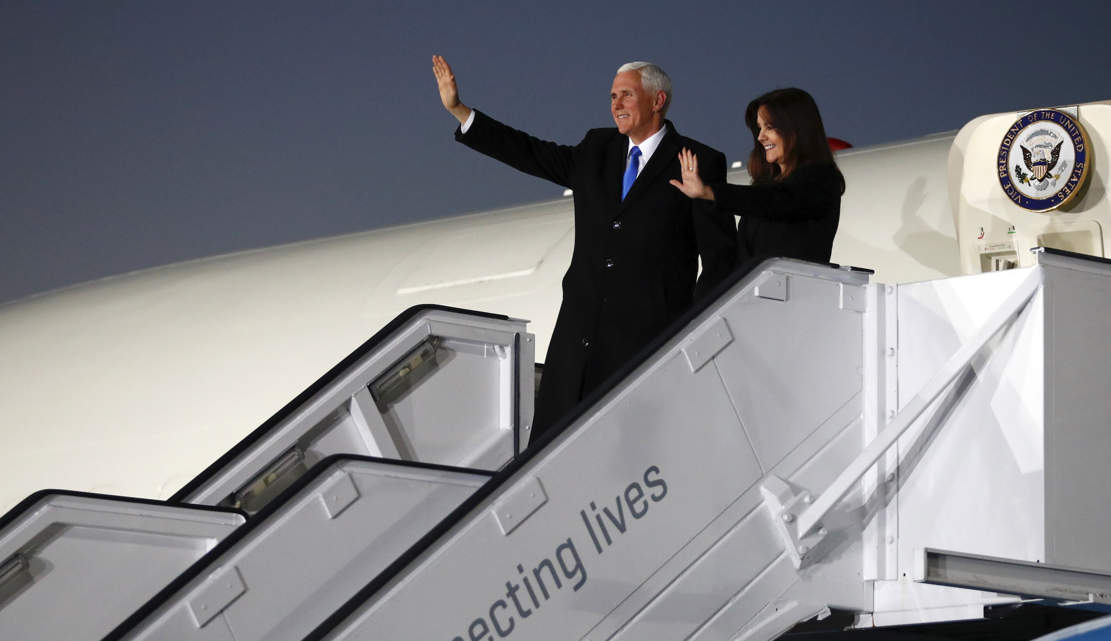 MSNBC host wonders who Pence calls ‘mother’ when traveling with both mom and wife