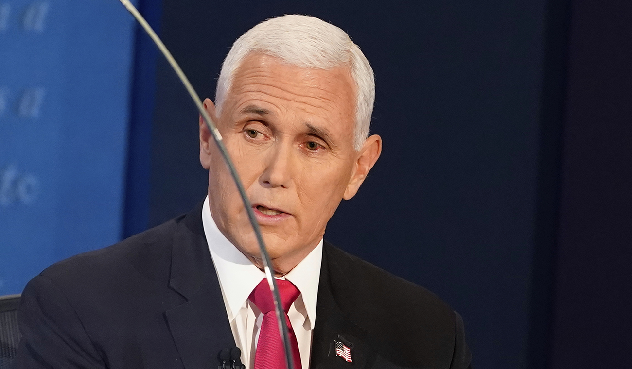 ‘Zombie eye’: Twitter obsesses over Mike Pence’s bloodshot eye during debate