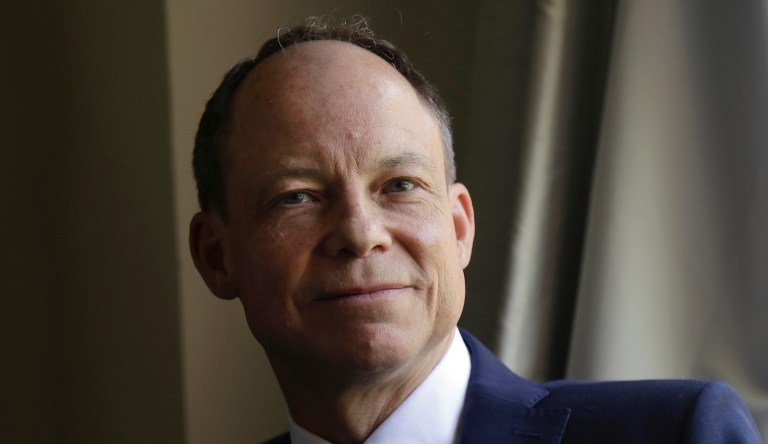 In this May 15, 2018 file photo, Judge Aaron Persky poses for photos in Los Altos Hills, Calif. The California judge recalled for his handling of a former Stanford University swimmer's sexual assault case has been fired from his new job as a high school tennis coach. 
