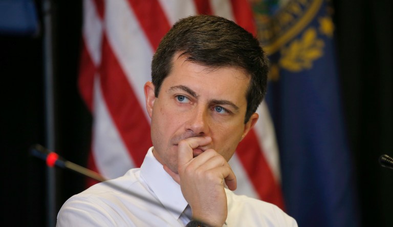 Buttigieg says his Christian faith means he is called to envision a ‘world without weapons’