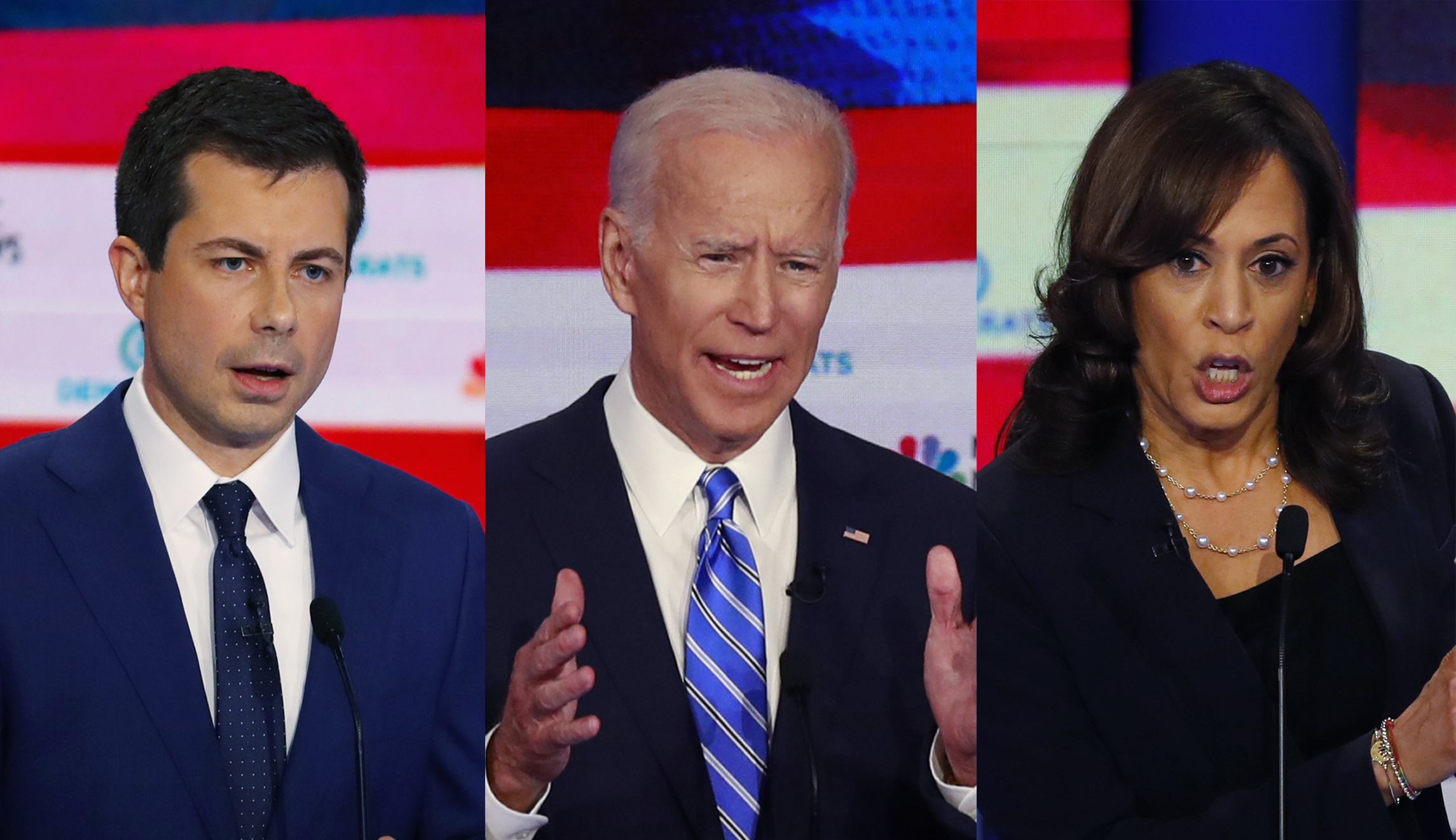 Pete Buttigieg debate performance aided by Kamala Harris attack on Joe Biden