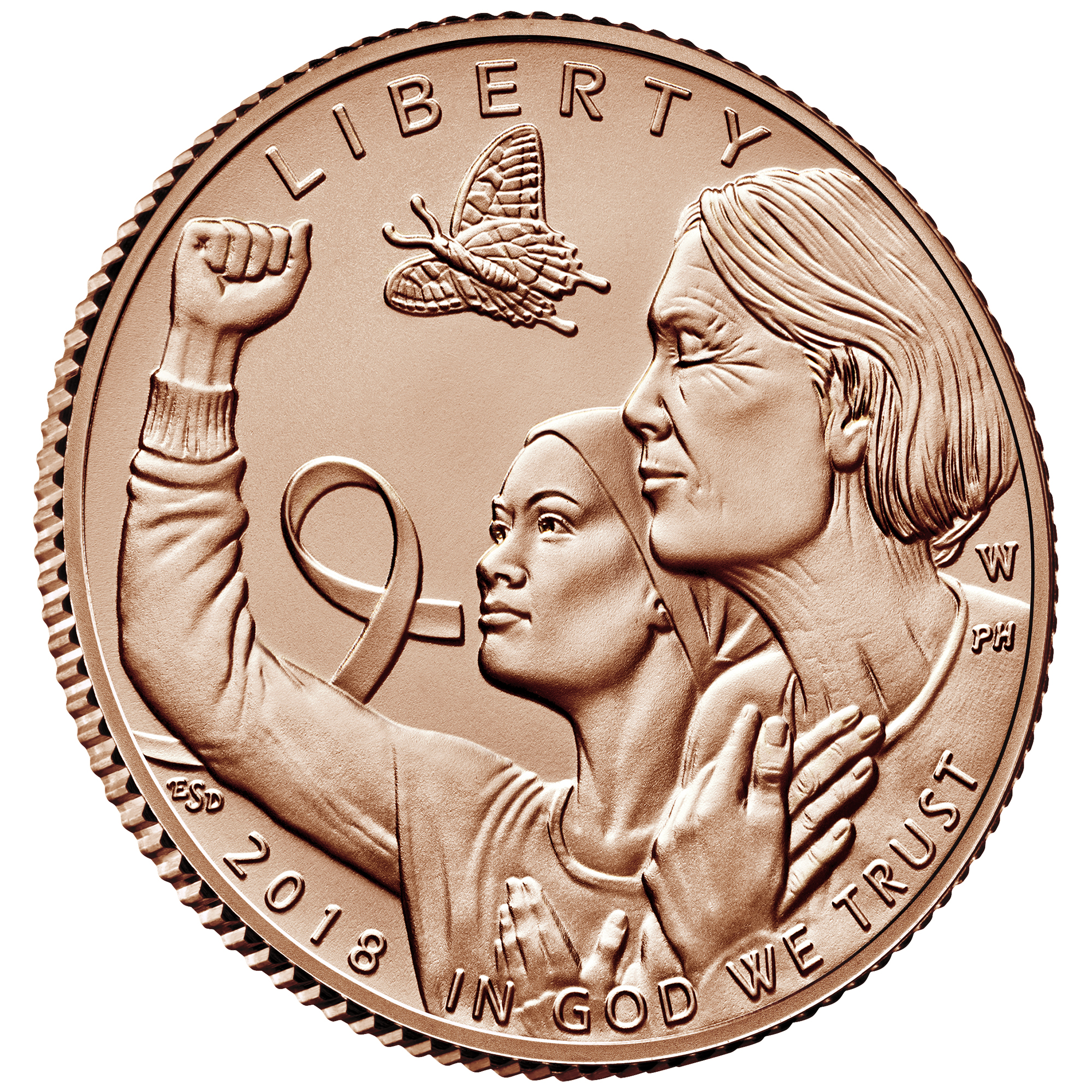 US Mint debuts first-ever ‘pink gold’ coin to raise money for breast cancer research