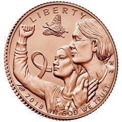 US Mint debuts first-ever ‘pink gold’ coin to raise money for breast cancer research