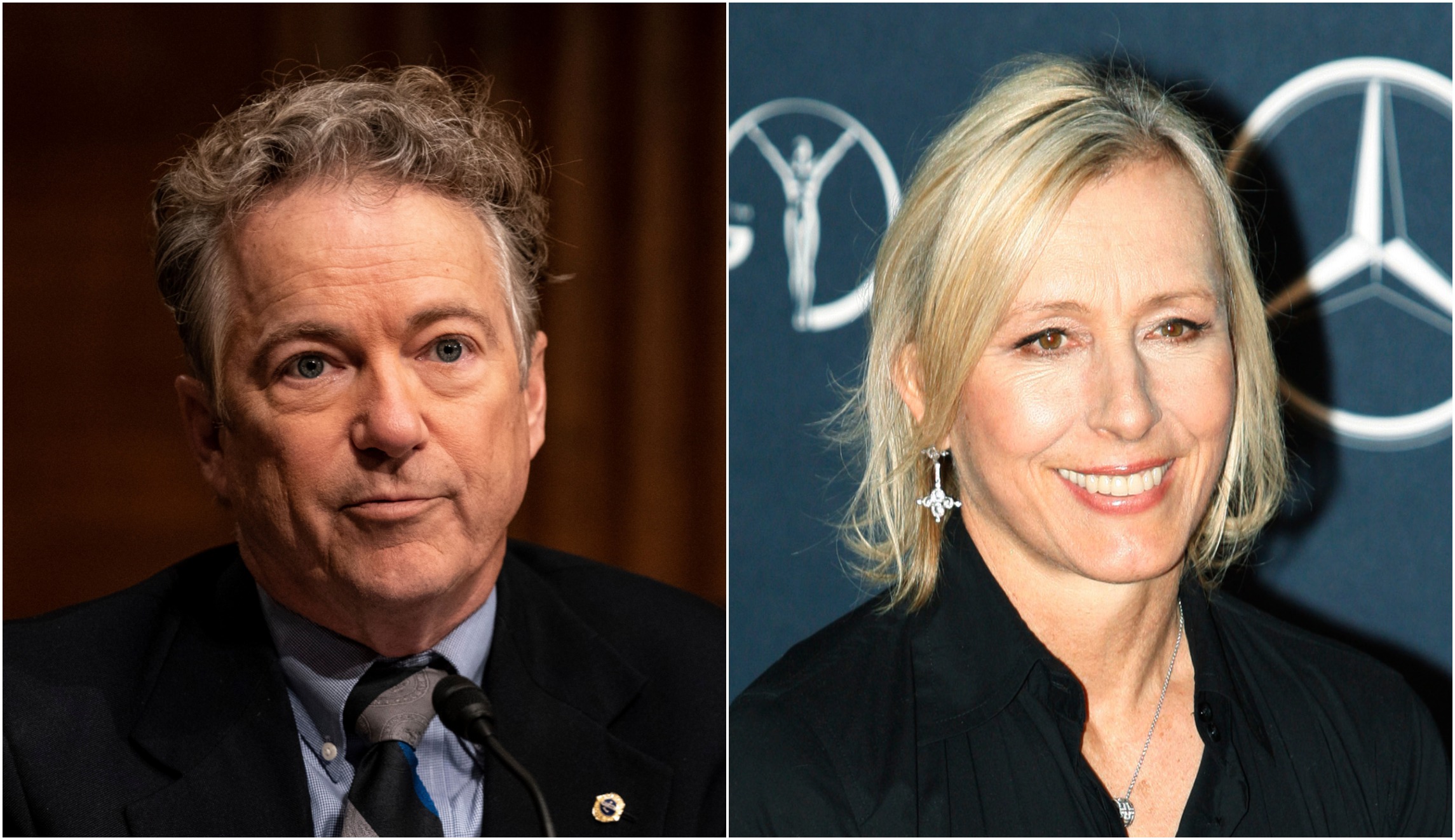 Why Rand Paul and LGBT champion Martina Navratilova agree about transgender athletes