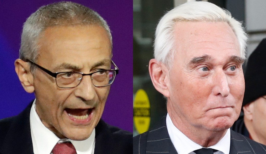 John Podesta: ‘Roger Stone’s on his way to prison’