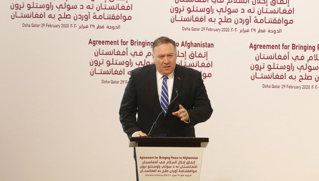 ‘Within 14 months’: US signs Taliban deal to begin withdrawal and new Afghan peace talks