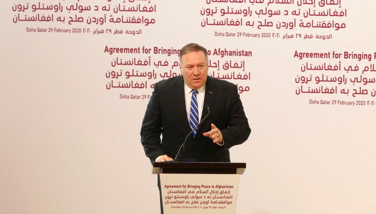 ‘Within 14 months’: US signs Taliban deal to begin withdrawal and new Afghan peace talks