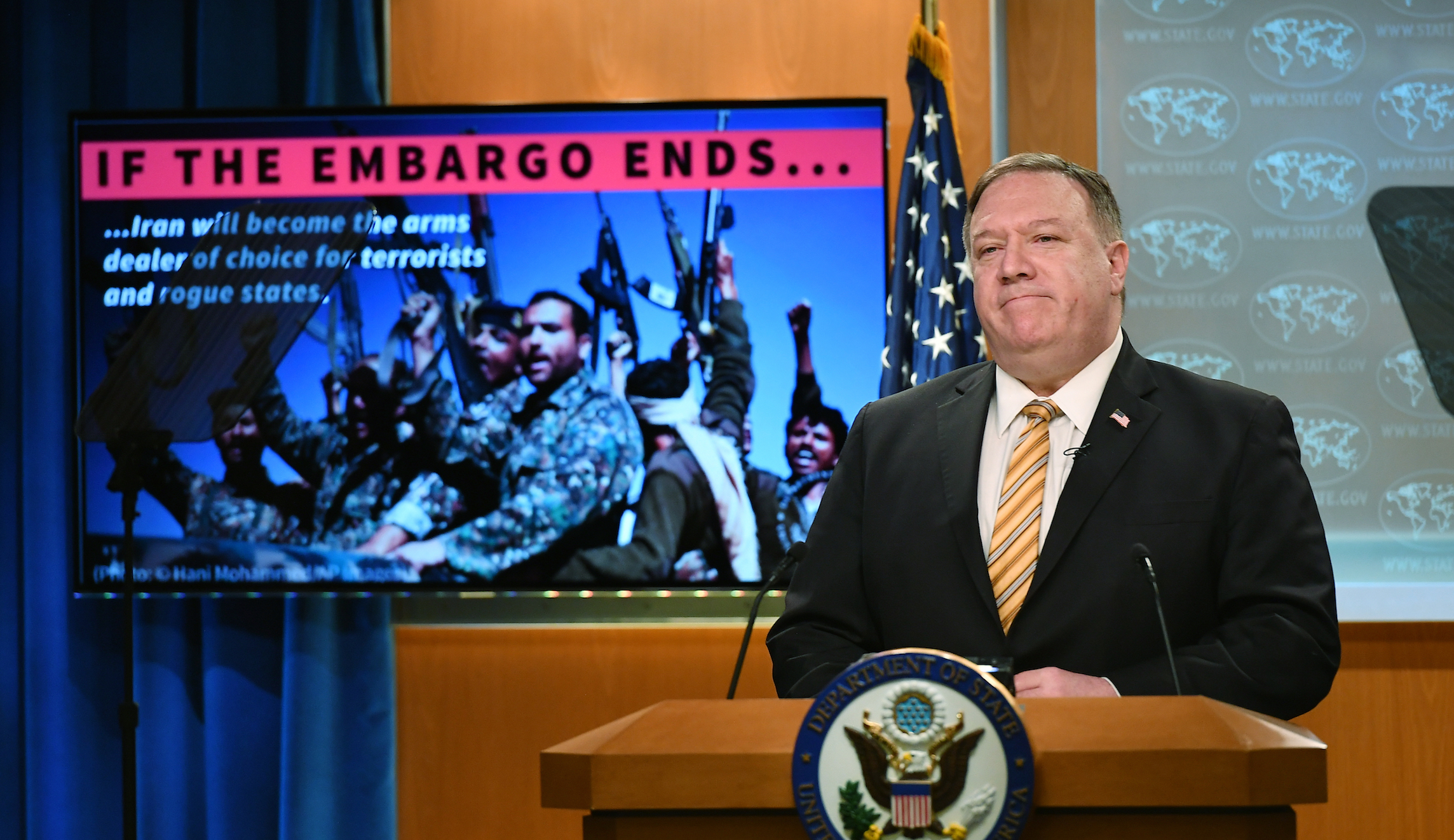Pompeo: Iran will ‘endanger’ Russia and China if arms embargo expires