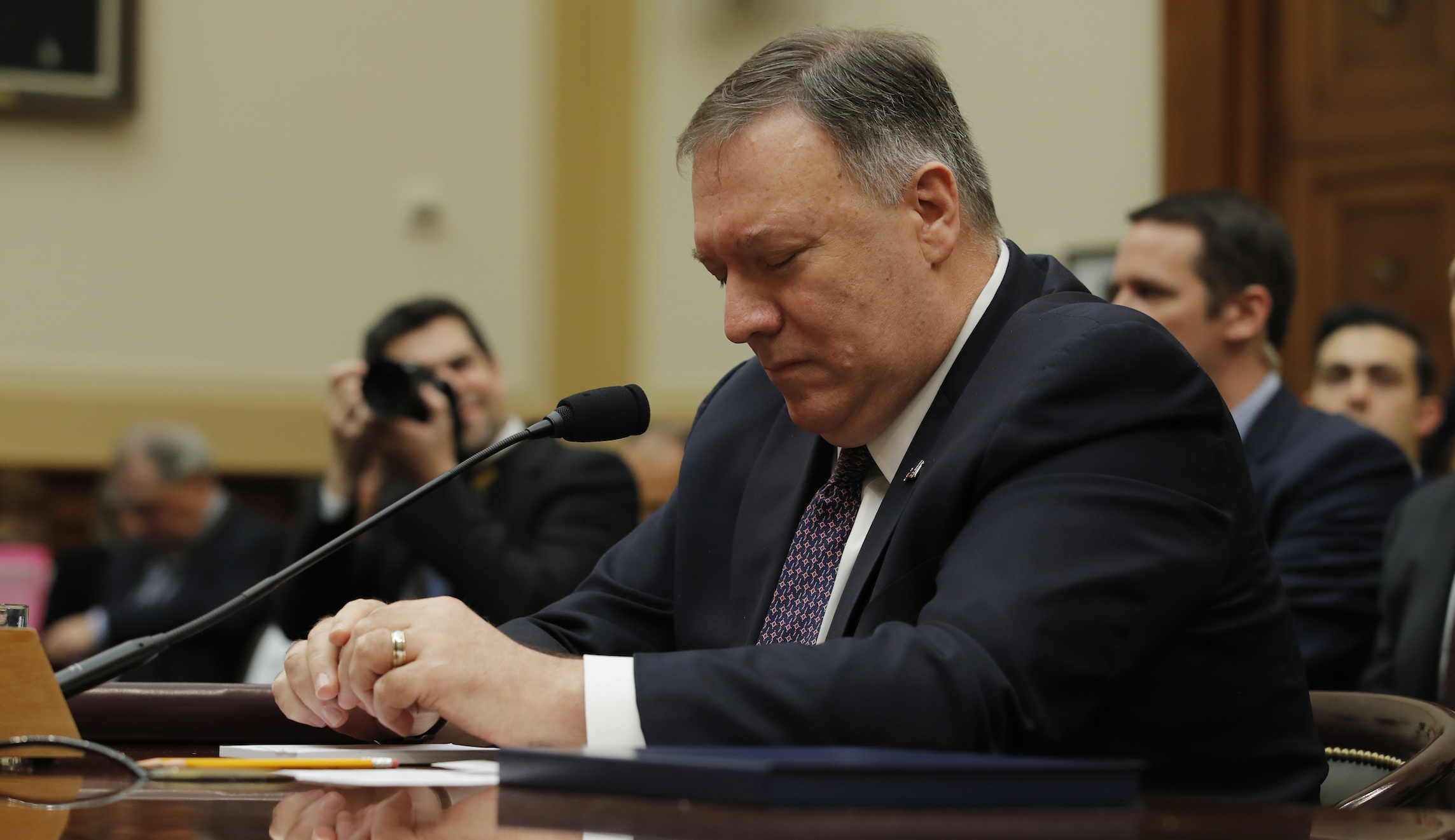 ‘This hearing has been a joke’: Pompeo congressional appearance descends into shoutfest