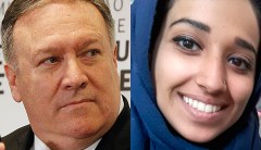Pompeo says ISIS bride cannot return to US because she is not a citizen