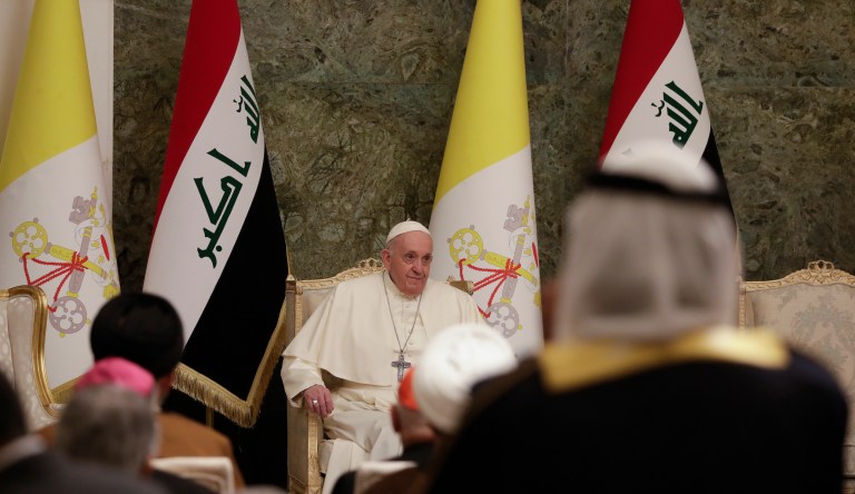 Iran’s proxies fume as Pope Francis meets Shia leader in Iraq